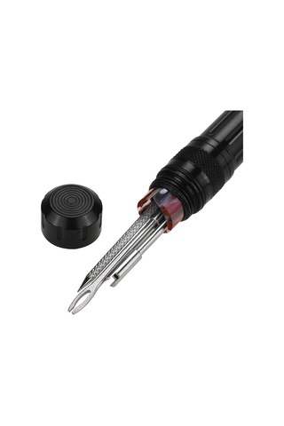 Teltree Yapıştırıcısız Hızlı Tekerlek Onarım Seti - Lastik Sökmeden Pratik Delik Tamiri Siyah