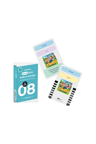 Bigibuddy Wordsbuddy Türkçe İngilizce Kelime Kartları Kendini İfade Etme 90 Kart 3 Lü Set Bigione Cihaz Hariç