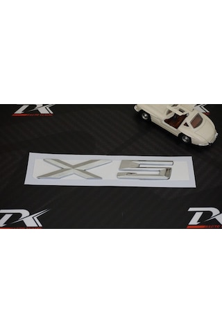 Bmw x5 Bagaj Krom Metal 3M 3D Yazı Logo