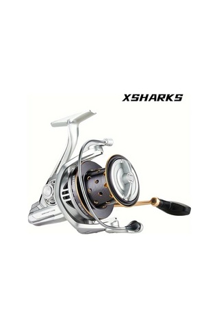 Motion003 Xsharks Kf14000 Uzun Mesafe Atış Balıkçılık Makinesi Paslanmaz Çelik Rulmanlar 4 6 1 Dişli Oranı Hafif Tasarım Tatlısu Tuzlu Su Balıkçılık