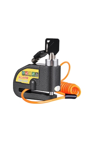 Mufunye Alarmlı Disk Kilidi Disk Fren Kilidi Motosiklet Alarm Kilidi Hırsızlık Önleyici Güvenlik Tekerlek Di