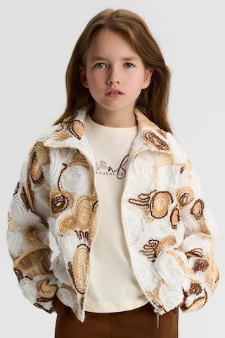 Xo Kids Kız Çocuk Ceket 8-14 Yaş 31388 Ekru
