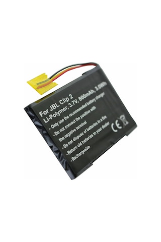 Jbl Clip 2 Li-Polymer Pil için Uygun Pil Gsp383555 3.7V. 800Mah.