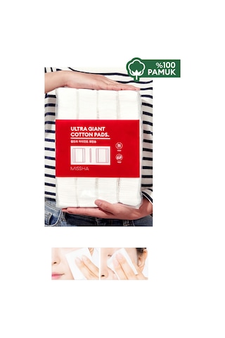 Missha Ultra Giant Cotton Pads Makyaj Temizleme Pedi 400'lü