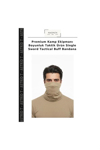 Astrid T Premium Kamp Ekipmanı Boyunluk Taktik Ürün Single Sword Tactical Buff Bandana Çok Renkli