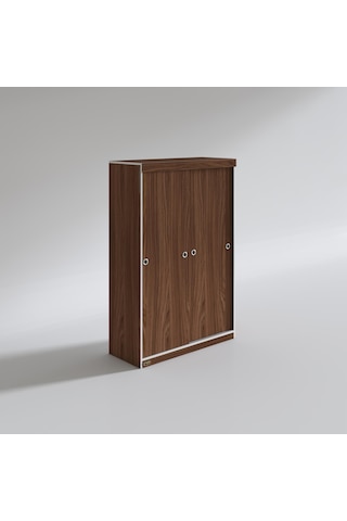 Kenzlife Gardırop Sürgülü Kapaklı Kapılı 120 Papatya Cvz Gardolap Dolap