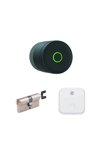 Yale Linus L2 Lite Akıllı Kilit Seti Barel Ve Wi-fi Köprüsü Siyah