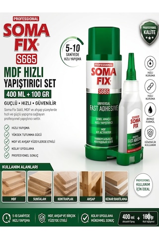 Soma Fıx Hızlı Yapıştırıcı 400 Ml 1