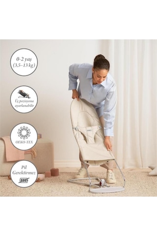 Babybjörn Balance Soft Woven Jersey Üçlü Kumaş / Light Beige