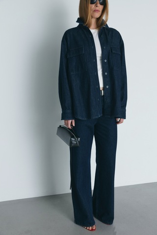 Suud Collection Mavi 88 Wide Leg Jean