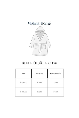 Luna Soft Kız / Erkek Çocuk Kapşonlu Pamuklu Bornoz Peluş Sabahlık 5/6 Yaş Bej