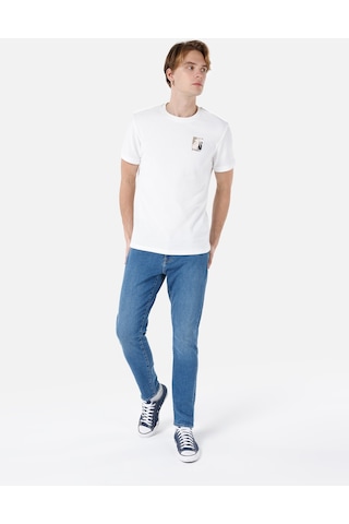 Colin's Colins Beyaz Erkek Tshirt K.Kol Cl1067700 Q1.V2 Ofw Beyaz