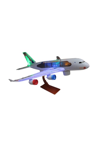 Oyuncak Uçak Thy A330 Sesli Işıklı Hareketli Pilli Yolcu Uçağı Bü