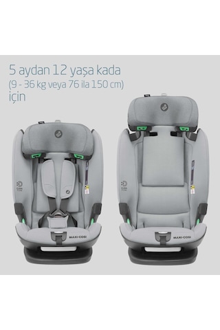 Maxi-Cosi Titan Pro I-Size Adac'lı 9-36 kg Çocuk Oto Koltuğu Authentic Grey