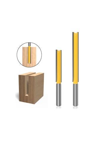 Maiyame Uzun Uçlu 8'li Doğru Bıçak Seti - Yuva Açma, Kenar Düzenleme Ve Profesyonel Kesim İşleri İçin Esnek Ve Dayanıklı Araç