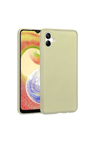 Zore Samsung Galaxy Uyumlu A04 Kılıf Omsy Premier Silikon Kapak - Saks Mavi