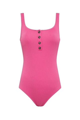 U.S. Polo Assn. Kadın Pembe Mayo Pembe