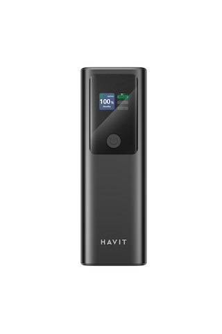 Havit Pb50 Pd140w Dijital Ekranlı 27000mah Powerbank - Siyah