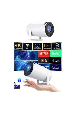 Mey İthalat Taşınabilir Projeksiyon Ayaklı Projektör Android Uyumlu Hdmı Girişli 71448503