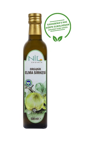 Nil Baharat Organik Elma Sirkesi 500 ML