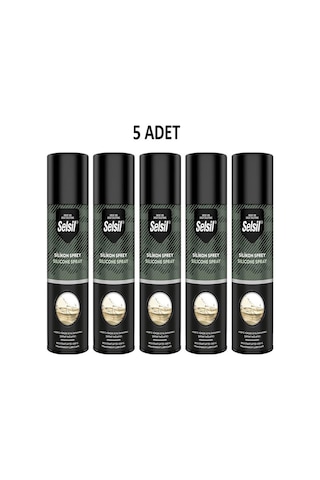 Selsil Silikon Sprey 200 Ml 5 Adet