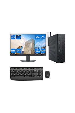 Turbox Mini-80 i5-8400 16 GB 256 GB M2 NVMe SSD 23.8" Free Dos Masaüstü Bilgisayar