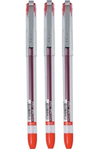My Gel 0.5mm Ince Iğne Uçlu Jel Kalem 3 Adet Kırmızı