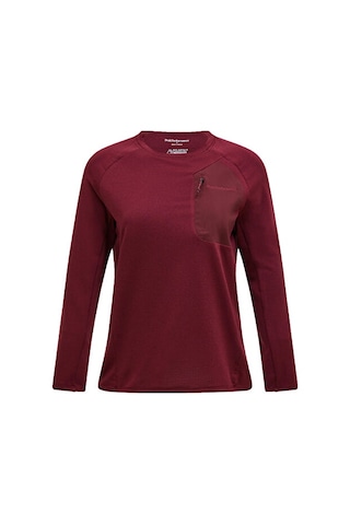 Peak Performance W Polartec Lıghtweıght Fı Kadın Günlük Uzun Kollu Tişört G80167020t Mor
