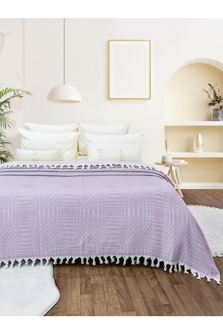 Battaniye Pamuk Riona 180x200 Cm Lila