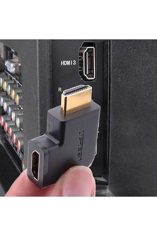 Ugreen Hdmi Erkek To Hdmi Dişi 90 Derece Yatay Çevirici