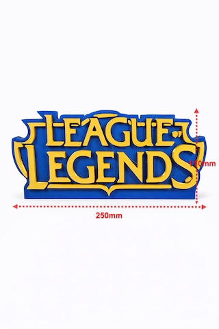 League Of Legends Masaüstü Dekor Lol Oyuncu Dekoru Gaming Masa Aksesuarı -