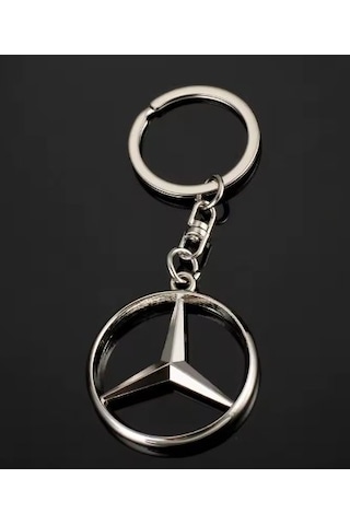 Mercedes Uyumlu Metal Anahtarlık 1. Kalite Kalın