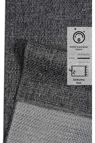 Konfor Halı Modern Jüt Yolluk Halı Rusticana 3105 Naturel Örme Kilim