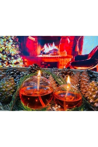 400 Ml Kandil Yağı 5 Renk Kokusuz Dumansız Gaz Lambası Yakıtı