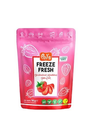 Pol's Freeze Fresh Dilim Çilek 18g 20 G
