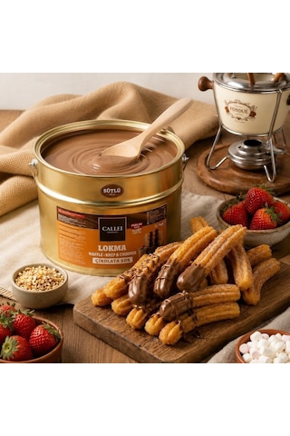 Callei Sütlü Şelale Fondü Churro Çikolatası 10 Kg