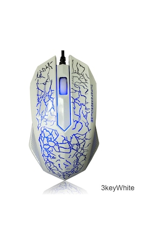 1 Adet Renkli Led Bilgisayar Oyun Faresi Profesyonel Süper Ince Oyun Faresi Kablolu Fare Hmm Diğer