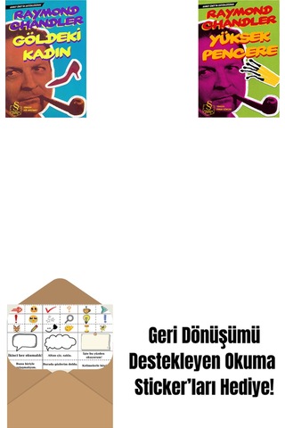 Göldeki Kadın Cep Boy + Yüksek Pencere Cep Boy + Okuma Sticker'ları