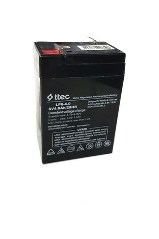 Ttec 6Volt 4Amper Akü -