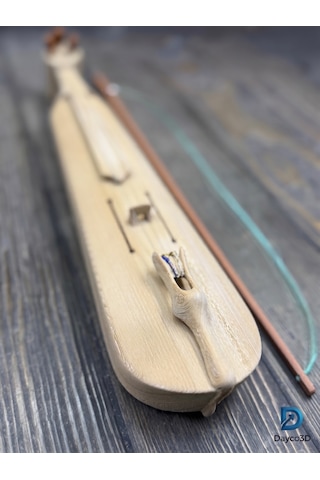 Karadeniz Tipi Dekoratif Kemençe - 40 Cm Pla Wood Filament Orijinal Tasarım Hediyelik Müzik Aleti 001