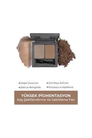 Alix Avien Şekillendirici Belirginleştirici Kahve Kaş Sabitleme Farı-perfect Fix Brow Palette 702 Brown