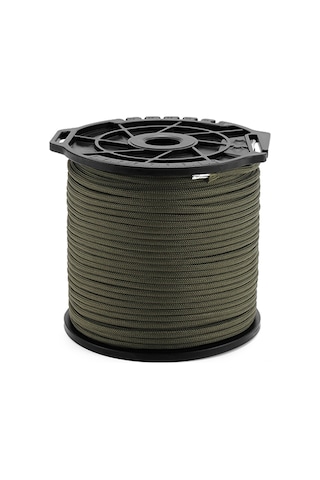 Maiyame Dış Mekan Çok Amaçlı Nylon İp 4mm 100m - Çadır Rengi, Asma, Bağlama, Tırmanma İçin Dayanıklı Lifli Çok Renkli