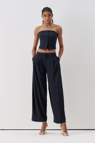 Sagaza Studio Ss6167 Straplez Fermuarlı Body Lacivert