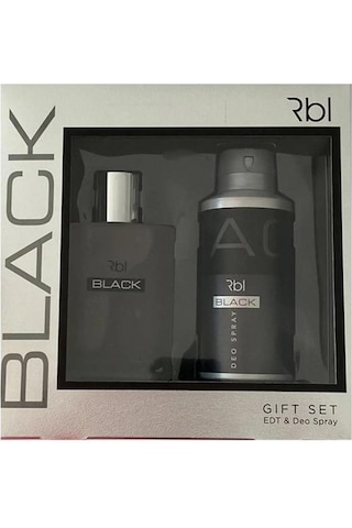 Rebul Black Erkek Parfüm EDT 50 ML + Black Erkek Sprey Deodorant 150 ML