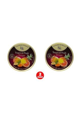 Cavendish & Harvey Tropical Fruit Drops 200g Tropikal Meyve Aromalı Şeker 2 Adet