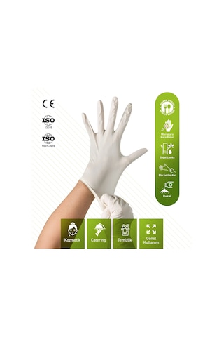 Supertrend Beyaz Lateks Eldiven Pudralı S 100 Adet X 10 Paket