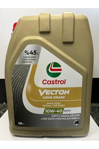Castrol Vecton 10w-40 Motor Yağı 20 Lt E8/e11