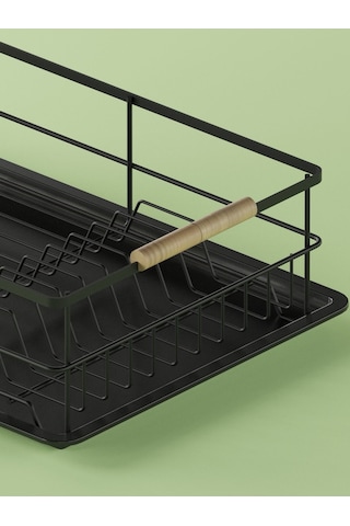 Suntel Bulaşıklık Tabaklık Tezgah Üstü Bulaşıklık Bulaşıklık Sepeti Bulaşık Kurutmalık Paslanmaz Siyah