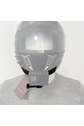 Knmaster Motosiklet Kask Çene Yapıştırıcılı Aksiyon Kamera Tutucu