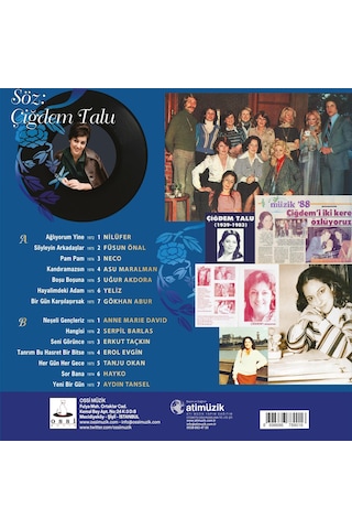 Çiğdem Talu - Söz: Çiğdem Talu Çeşitli Sanatçılar Plak
